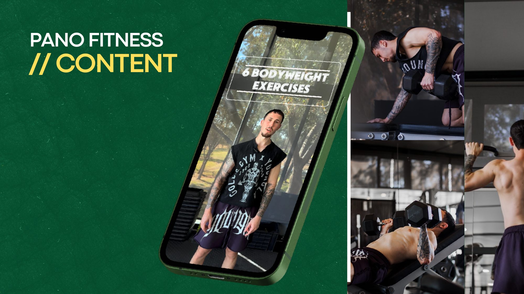 Pano Fitness — Content